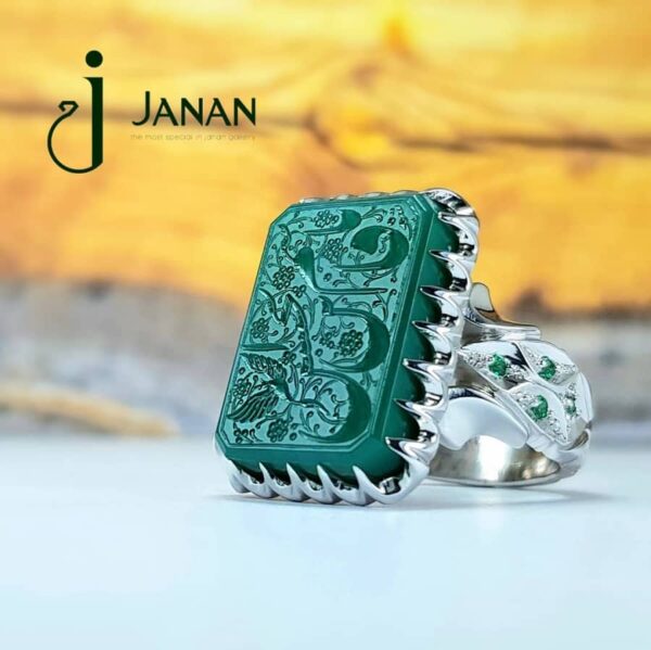 انگشتر عقیق یا قاسم ابن الحسن(ع)