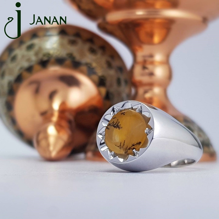 انگشتر نقره مردانه