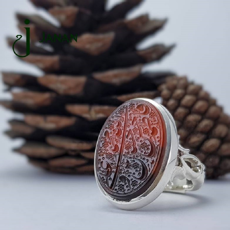 انگشتر عقیق پنج تن